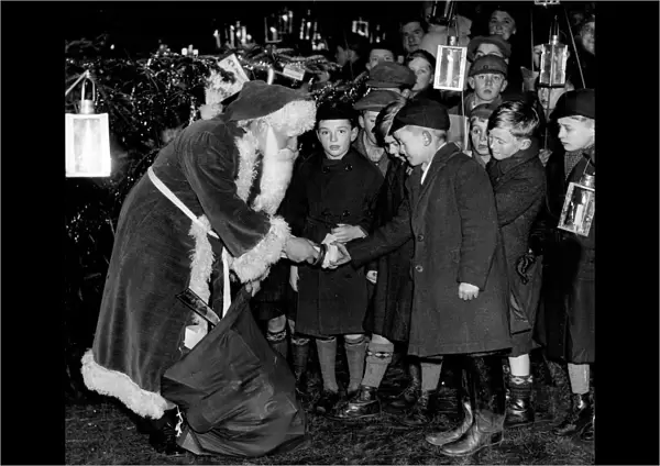 Father Christmas in Norfolk, 1935