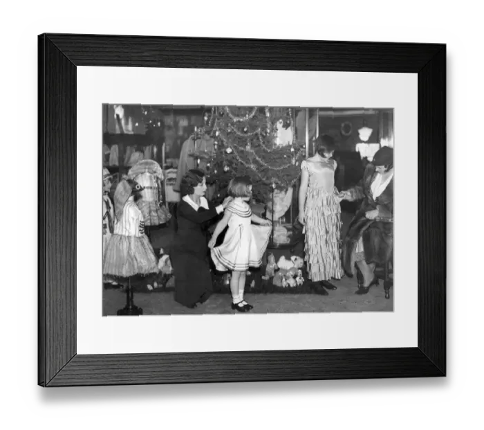 Framed Print : A new dress for Christmas Framed Print : A new dress for Christmas