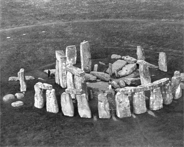 Aerial view of Stonehenge 1931