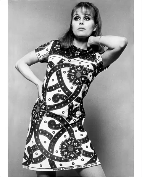 Joanna Lumley modelling