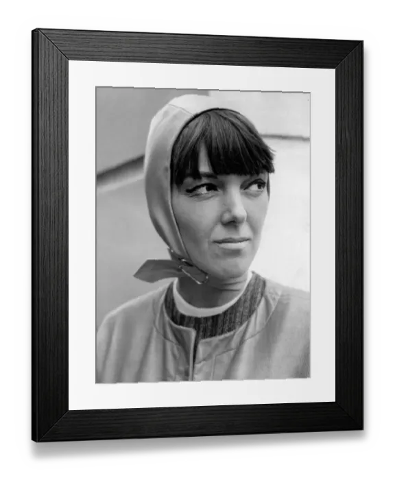 Framed Print : Portrait of Mary Quant Framed Print : Portrait of Mary Quant