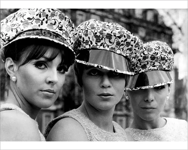 1960s floral hats