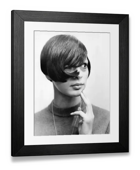 Framed Print : 60s hairstyle Framed Print : 60s hairstyle