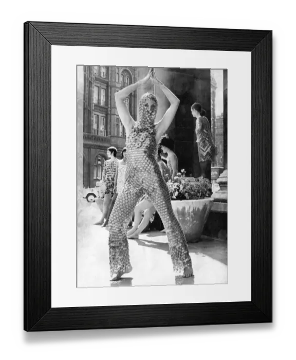 Framed Print : Stainless steel fashion by Paco Rabanne Framed Print : Stainless steel fashion by Paco Rabanne