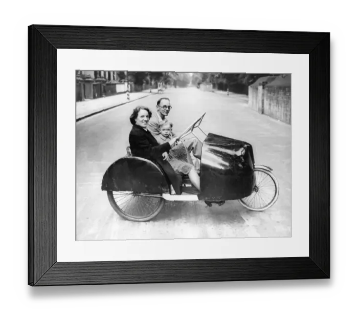 Framed Print : Full Size Pedal Car