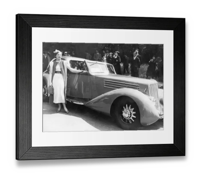 Framed Print : Motoring Glamour