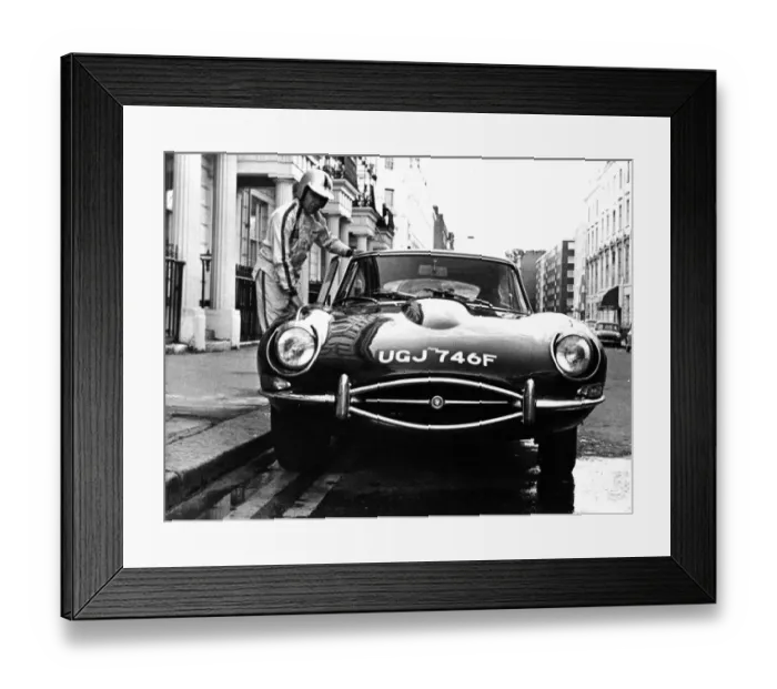 Framed Print : E-Type Jaguar Framed Print : E-Type Jaguar