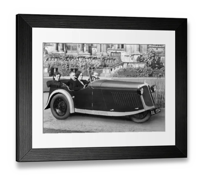 Framed Print : Raleigh 7-17 3 wheeler sports tourer1933 Framed Print : Raleigh 7-17 3 wheeler sports tourer1933