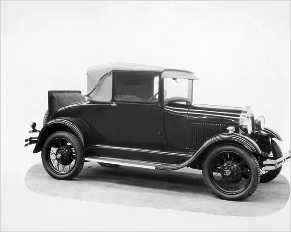 A 1928 Ford Sport Coupe motor car