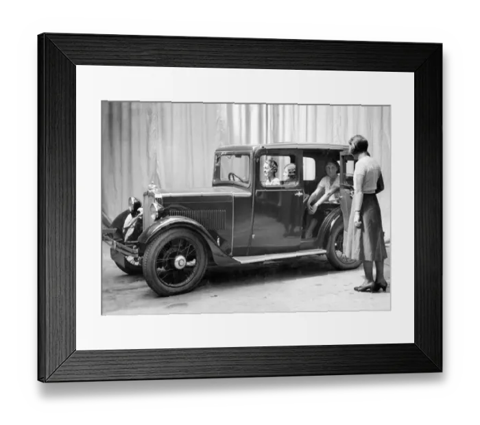 Framed Print : A Morris Eight in 1932 Framed Print : A Morris Eight in 1932