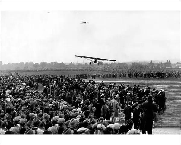 Charles Lindbergh landing at Croydon
