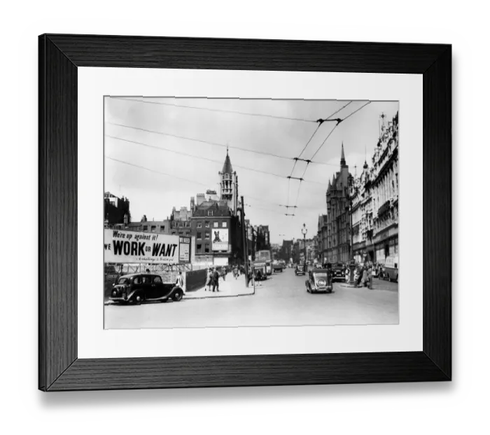 Framed Print : Holborn Circus in 1947 Framed Print : Holborn Circus in 1947