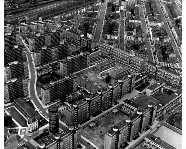 Aerial view of Pimlico, London