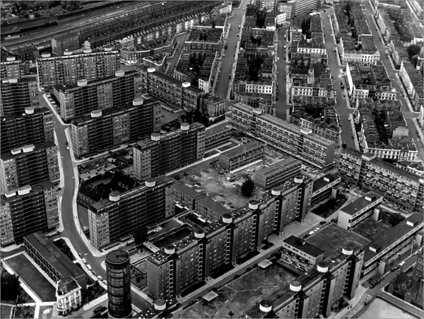 Aerial view of Pimlico, London