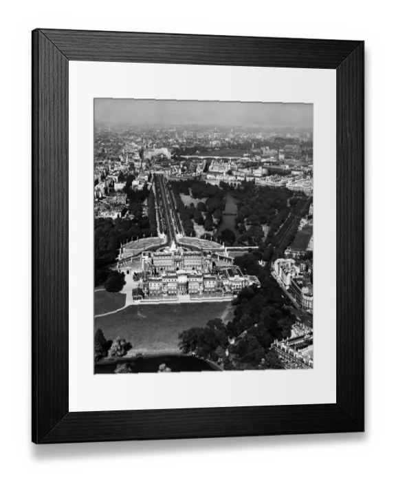 Framed Print : Buckingham Palace from the air Framed Print : Buckingham Palace from the air