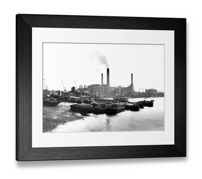 Framed Print : Deptford power station 1967 Framed Print : Deptford power station 1967