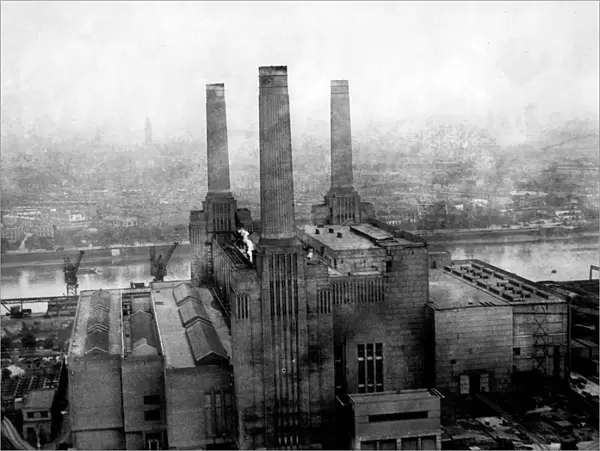 Battersea Power Station in 1935