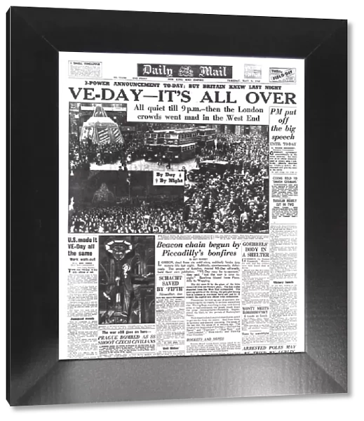V. E. Day Daily Mail 8 May 1945