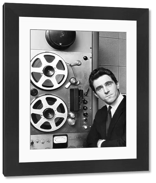 Anthony Newley in the recording studio