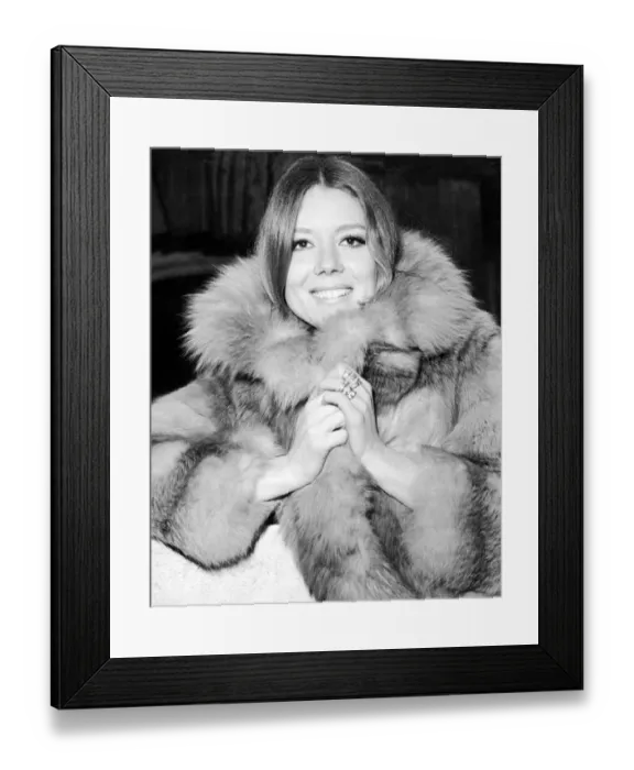 Framed Print : Diana Rigg, actress