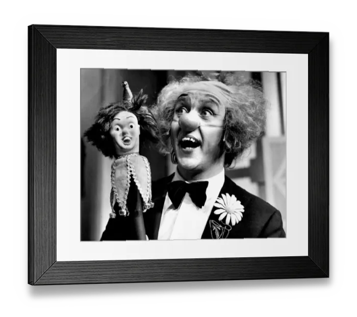 Framed Print : Ken Dodd on stage