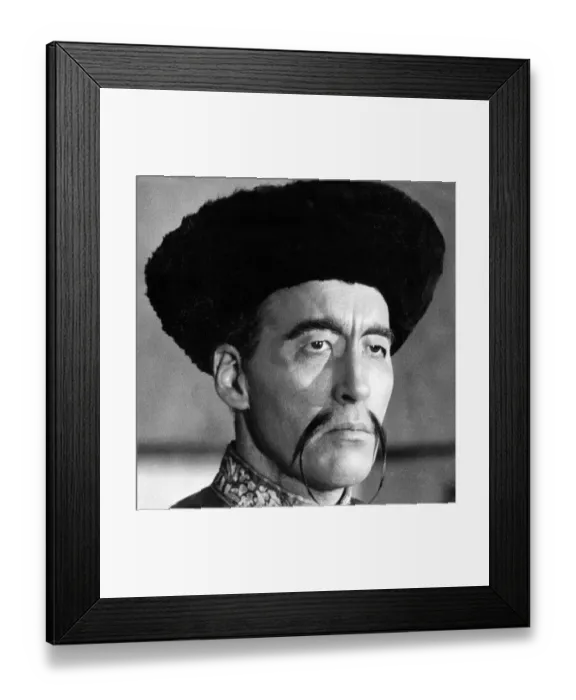 Framed Print : Christopher Lee in The Face of Fu Manchu Framed Print : Christopher Lee in The Face of Fu Manchu