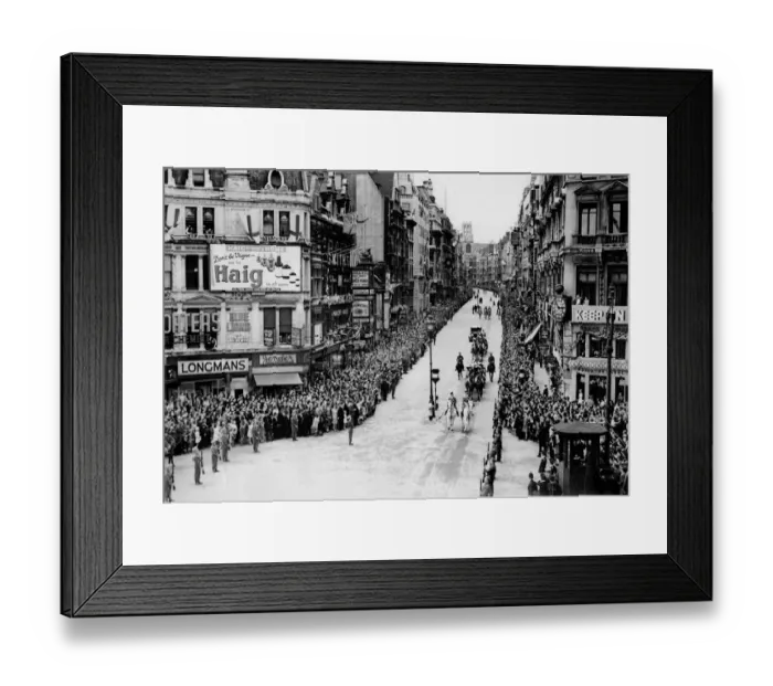 Framed Print : Royal Coach on Fleet Street Framed Print : Royal Coach on Fleet Street