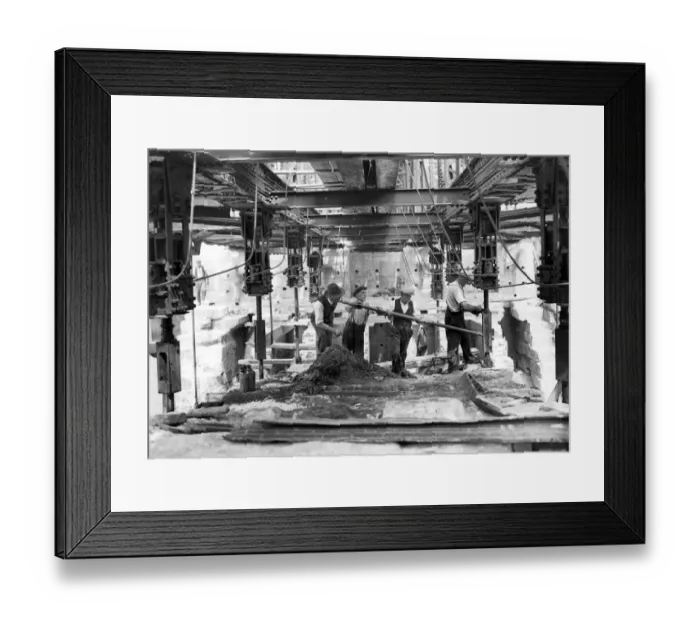 Framed Print : Demolition of Waterloo Bridge Framed Print : Demolition of Waterloo Bridge