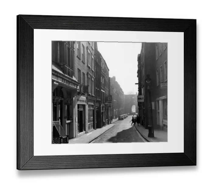 Framed Print : Essex Street, Strand, London, in 1963