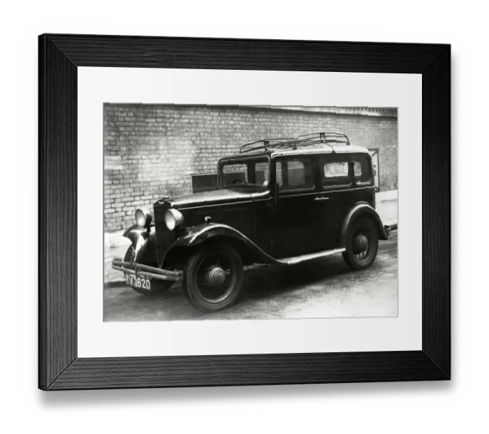 Framed Print : 1932 Hillman Minx Saloon