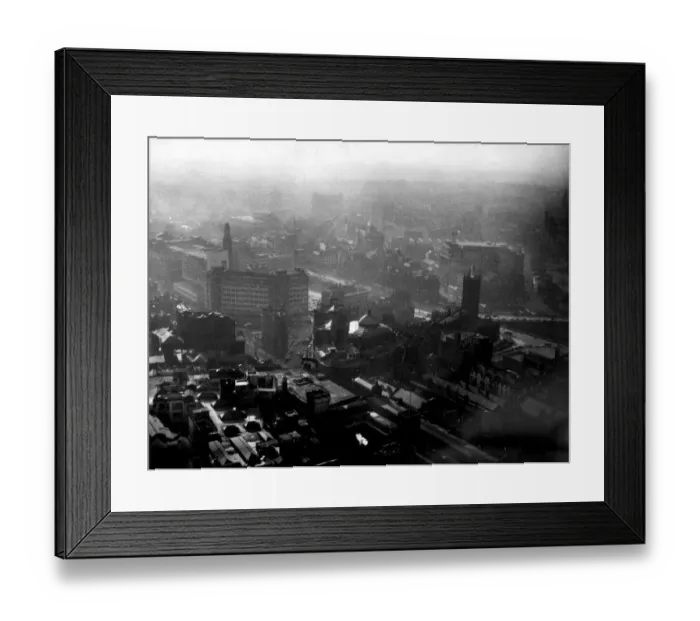 Framed Print : Manchester from the air 1965 Framed Print : Manchester from the air 1965