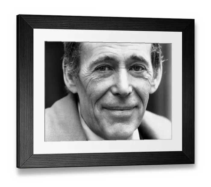 Framed Print : Peter O Toole in 1986 Framed Print : Peter O Toole in 1986