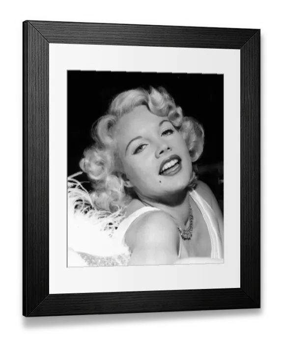 Framed Print : Carroll Baker, actress, in 1964 Framed Print : Carroll Baker, actress, in 1964