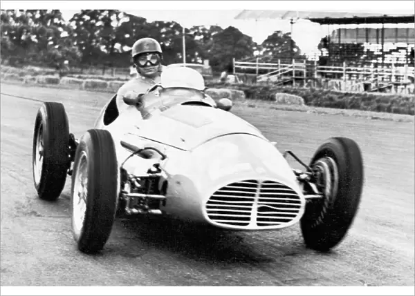 Juan Manuel Fangio driving a Maserati 1953