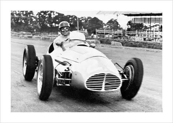 Juan Manuel Fangio driving a Maserati 1953