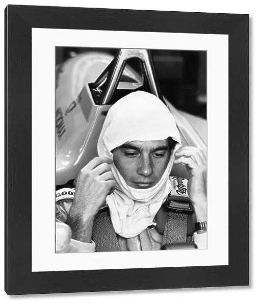Ayrton Senna at Silverstone 1987