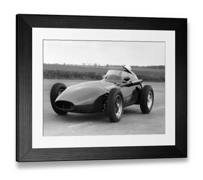 Framed Print : Stirling Moss at Silverstone Framed Print : Stirling Moss at Silverstone