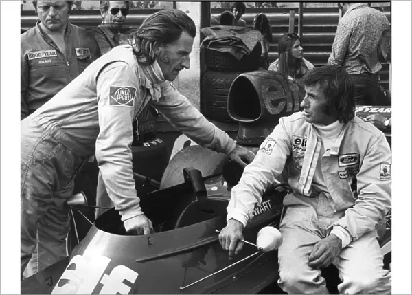 Graham Hill and Jackie Stewart 1973