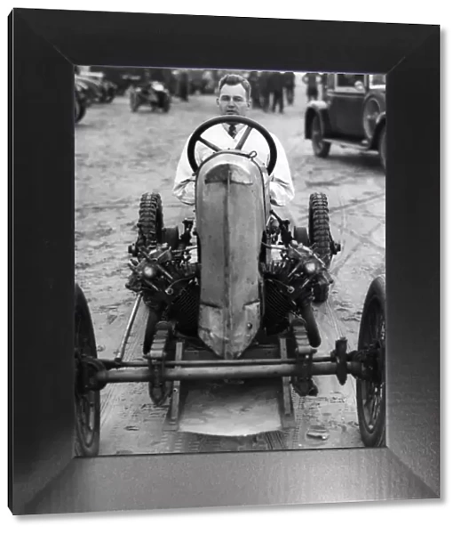 Basil Davenport, racing driver, in 1929