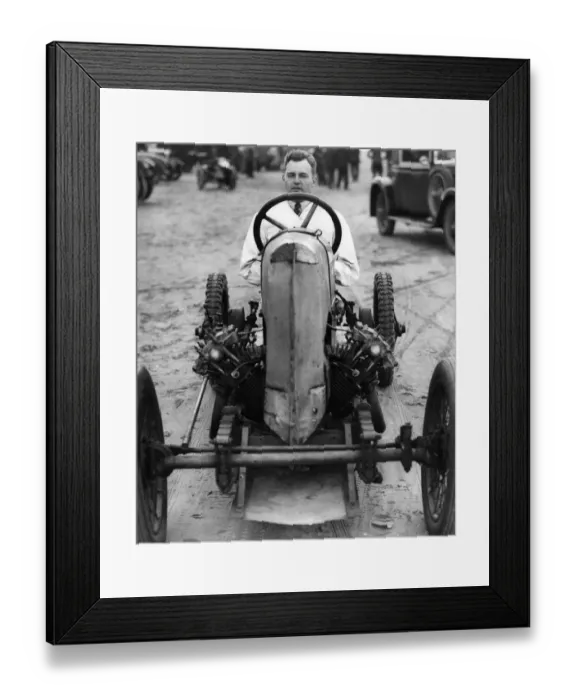 Framed Print : Basil Davenport, racing driver, in 1929 Framed Print : Basil Davenport, racing driver, in 1929