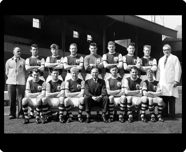 Burnley F. C. team for FA Cup final 1962