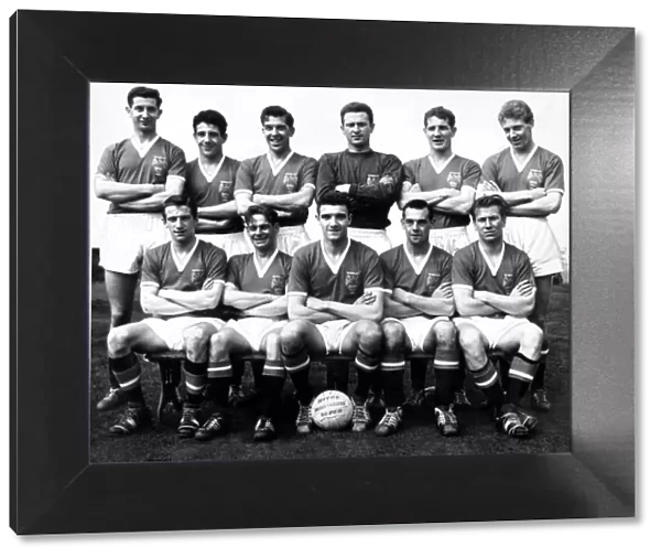 Manchester United team prior to the 1958 F. A. Cup Final