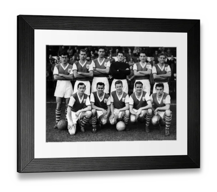Framed Print : Football club groups AFC Bournemouth and Boscombe 1959 L-R: Back Framed Print : Football club groups AFC Bournemouth and Boscombe 1959 L-R: Back