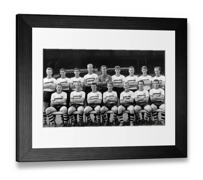 Framed Print : Crystal Palace Football Club team group 1961 Back Row Roy Littl Framed Print : Crystal Palace Football Club team group 1961 Back Row Roy Littl