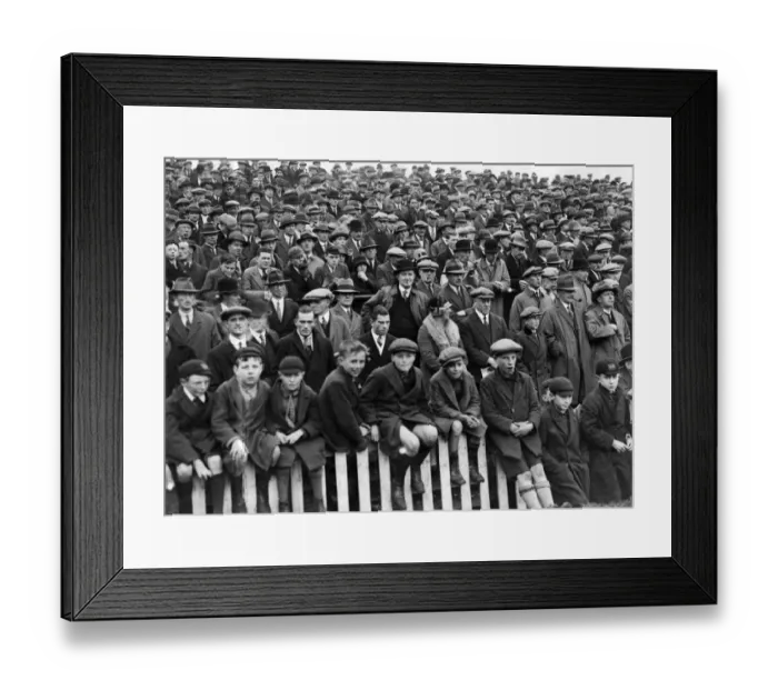 Framed Print : Crowds watching football match between Northampton Town and Norwich City Framed Print : Crowds watching football match between Northampton Town and Norwich City