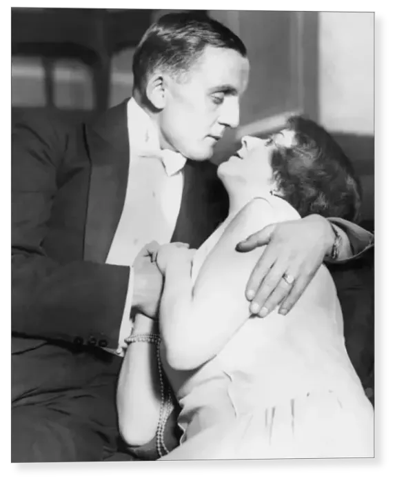 Print : Henry Oscar and Helena Pickard in a scene from The Pagans