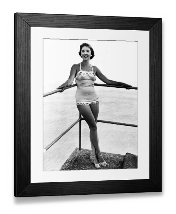 Framed Print : Miss Marina 1950 Framed Print : Miss Marina 1950