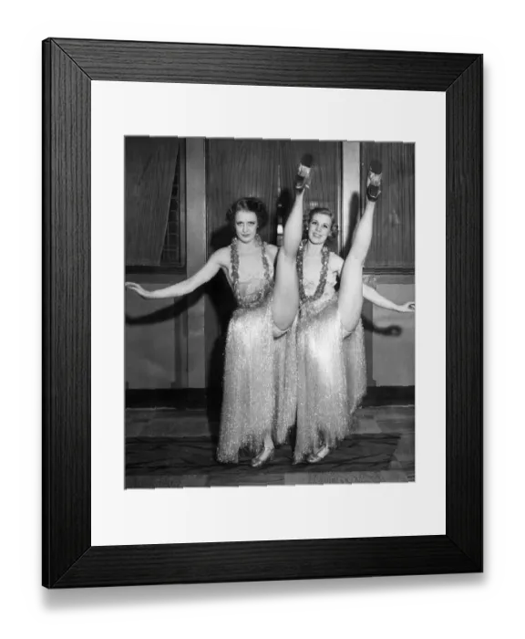 Framed Print : Vaudeville act The Gaylene Sisters Framed Print : Vaudeville act The Gaylene Sisters