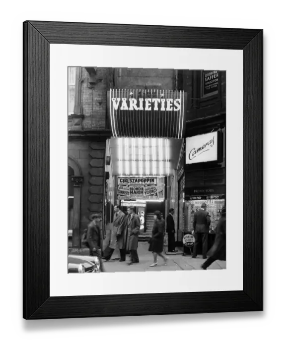 Framed Print : Leeds City Varieties Theatre 1964 Framed Print : Leeds City Varieties Theatre 1964
