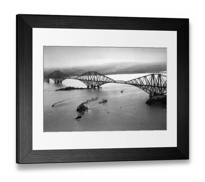 Framed Print : The Forth Bridge 1935 Framed Print : The Forth Bridge 1935